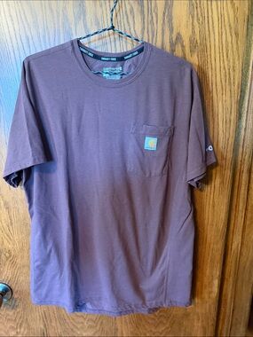 Carhartt Short-Sleeve Pocket Tee in Chocolate Brown